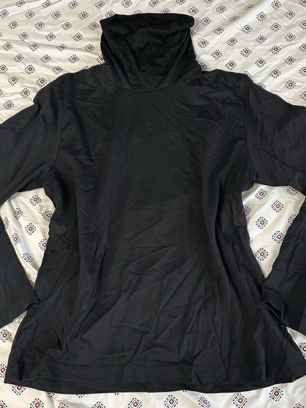Masai Copenhagen Extra Large Turtleneck, Black Shirt Top Womens layering active